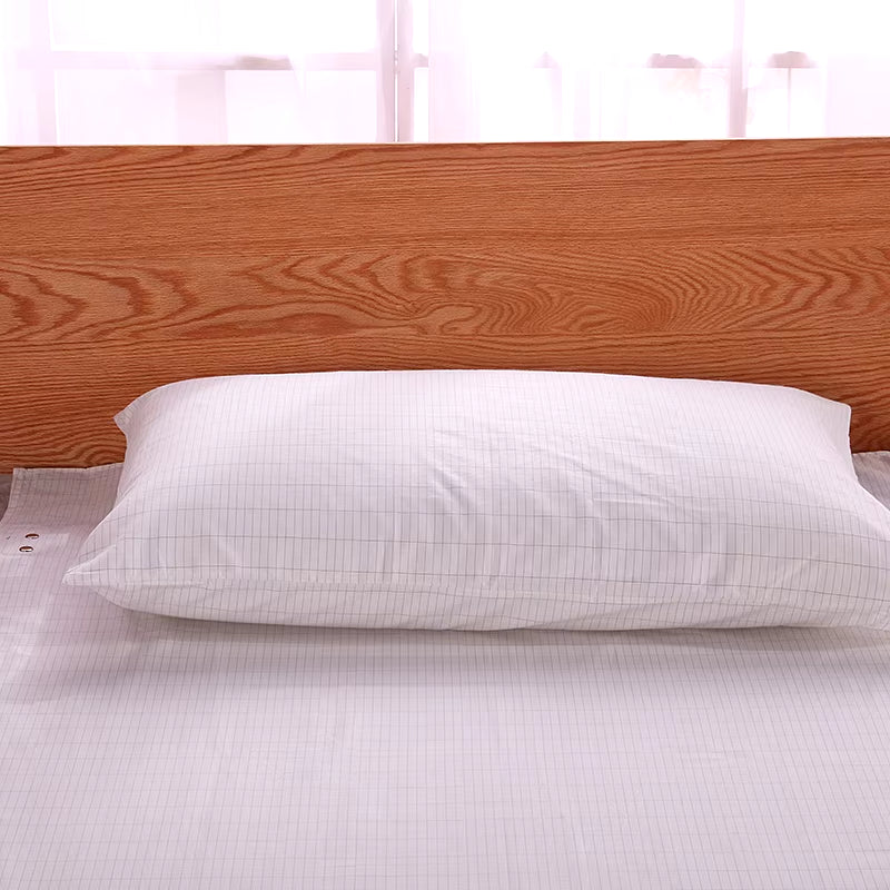 Earthing Pillow Case with Grounding Cord for Health & EMF Protection Conductive Kits 75*50Cm 1Pcs