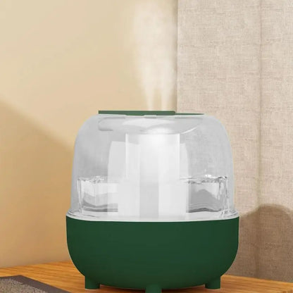 Ultrasonic Air Humidifier Mini Aroma Humidifier Air Purifier with LED Lamp 4L Humidifier Portable Mist Maker for Home Office