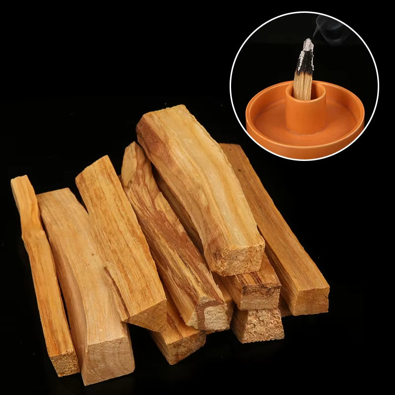 1/5Pcs Palo Santo Natural Incense Sticks Wooden Smudging Stick No Fragrance Home Living Room Relax Your Mind Aromatherapy Burn