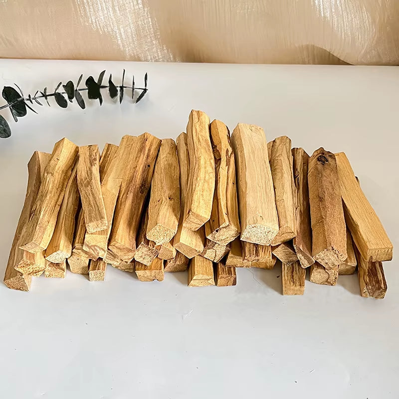 1/5Pcs Palo Santo Natural Incense Sticks Wooden Smudging Stick No Fragrance Home Living Room Relax Your Mind Aromatherapy Burn