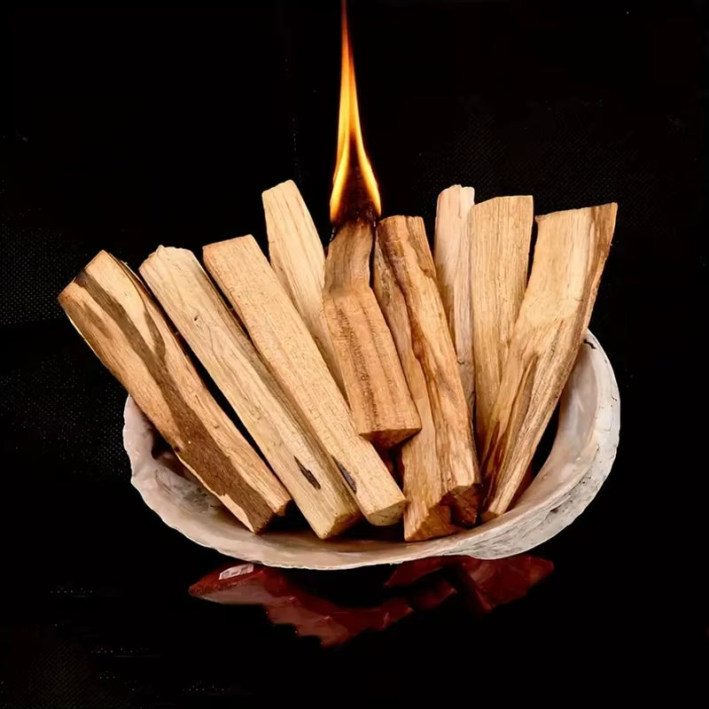 1/5Pcs Palo Santo Natural Incense Sticks Wooden Smudging Stick No Fragrance Home Living Room Relax Your Mind Aromatherapy Burn