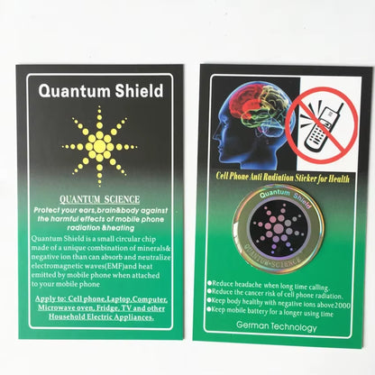 1/6Pcs Quantum Shield Sticker Mobile Phone Sticker for Cell Phone anti Radiation Protection from EMF Fusion Excel Anti-Radiation