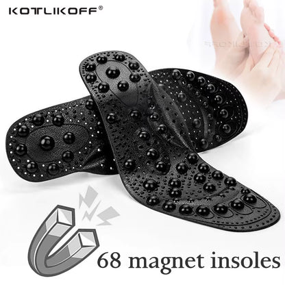 Enhanced Upgrade 68 Magnetic Massage Insole Foot Acupuncture Point Therapy Insole Cushion Body Detox Slimming Magnetic