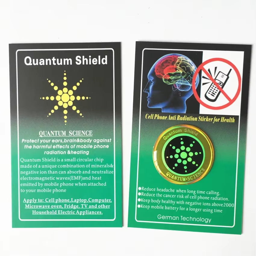 1/6Pcs Quantum Shield Sticker Mobile Phone Sticker for Cell Phone anti Radiation Protection from EMF Fusion Excel Anti-Radiation