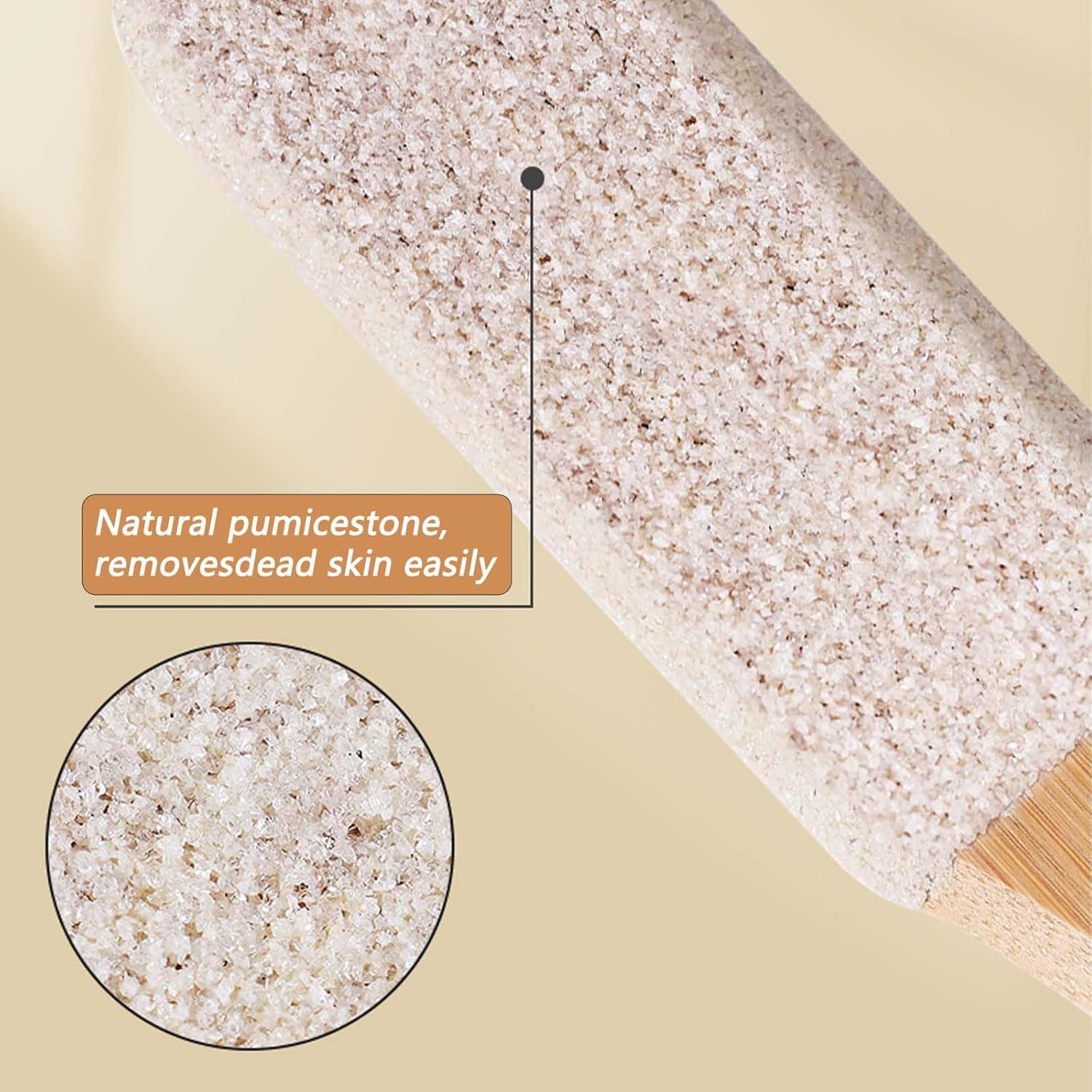 2 Pcs Pumice Stone for Feet, Double Sided Pumice Stone Feet Hard Skin Remover, Foot Files Scrubber Hard Skin Remover, Foot Grater for Foot Cracked Heels, Dead Skin, Hard Skin (White)